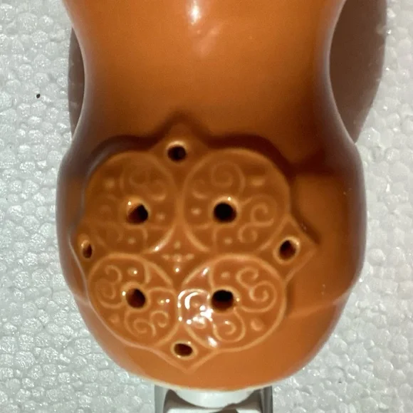 Joy Mangano Plug-In Wax Melt Warmer illuminates 360 plug Orange NWOT - Picture 7 of 7